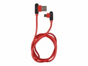 NATEC NKA-1199 Extreme Media kabel microUSB - USB 2.0 (M), 1m, kątowy, czerwony NATEC