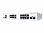CISCO Catalyst 1000 16-Port Gigabit PoE+ PoE Budget 240W 2 x 1G SFP Uplinks LAN Base CISCO