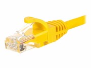 NETRACK BZPAT7UY Netrack patchcord RJ45, osłonka zalewana, kat. 5e UTP, 7 m żółty NETRACK