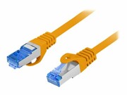 LANBERG patchcord cat.6A FTP LSZH CCA 0.5m orange LANBERG