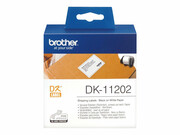 BROTHER DK11202 Etykieta dostawcza Brother 62mm x 100mm 300 szt. BROTHER