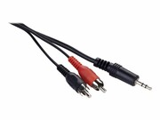 GEMBIRD CCA-458/0.2 Gembird kabel audio JACK 3,5mm M / 2x RCA (CINCH) M, 0.20M GEMBIRD