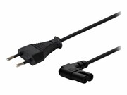 SAVIO CL-144 Power cable 2pin C7 M angled 3.0m SAVIO