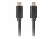 LANBERG Kabel USB-C M/M 3.2 Gen2 1m 10Gb/s PD100W LANBERG