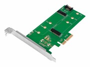 LOGILINK PC0083 Dual M.2 PCIe adapter for SATA and PCIe SATA SSD LOGILINK