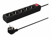 SAVIO LZ-02 Listwa zasilająca 5 gniazd 3m czarna SAVIO