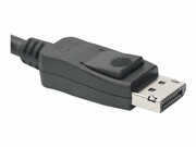 ASM AK-340106-010-S Kabel DisplayPort z zatrzaskami 8K 30Hz UHD Typ DP/DP M/M czarny 1m DIGITUS