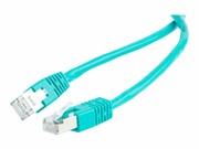 GEMBIRD patchcord RJ45 osłonka zalewana kat 5e FTP 2m zielony GEMBIRD