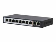 EXTRALINK Ceres EX-SF1008P 8 portowys 10-100Mbps PoE switch 802.3AF 96W 2x RJ45 uplink EXTRALINK