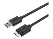 UNITEK Y-C461GBK Unitek Kabel USB 3.0 microB/USB-A M/M 1m UNITEK