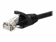 NETRACK BZPAT025UK Netrack patchcord RJ45, osłonka zalewana, kat 5e UTP, 0.25m czarny NETRACK