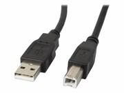 LANBERG USB-A M USB-B M 2.0 cable 0.5m black LANBERG