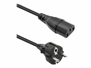 QOLTEC 50365 Kabel zasilający SCHUKO/C13 1.8m QOLTEC