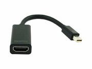 GEMBIRD A-MDPM-HDMIF-02 Gembird adapter mini displayport 1.1->HDMI, na kablu, czarny GEMBIRD