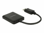 DELOCK 87720 Delock Splitter DisplayPort 1.2 - 2x HDMI 4K czarny na kablu 25cm DELOCK
