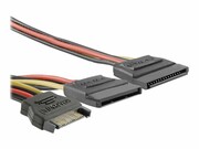QOLTEC 27615 Qoltec Kabel rozgałęziacz SATA męski 2xżeński 0.5m QOLTEC