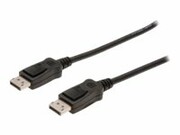 ASM AK-340103-010-S Kabel DisplayPort z zatrzaskami 1080p 60Hz FHD Typ DP/DP M/M czarny 1m DIGITUS