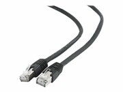 GEMBIRD patchcord RJ45 kat 6 FTP 0.5m czarny GEMBIRD