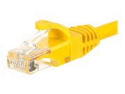 NETRACK BZPAT3UY Netrack patchcord RJ45, osłonka zalewana, kat. 5e UTP, 3m żółty NETRACK