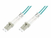 DIGITUS Kabel krosowy (patch cord) światłowodowy LC/LC dplx MM 50/125 OM4 LSOH 3m fioletowy DIGITUS