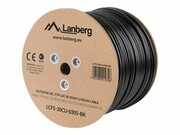 LANBERG LCF5-30CU-0305-BK Lanberg kabel instalacyjny Zelowany FTP, kat. 5e, drut, CU, 305m, szay LANBERG