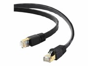 EDIMAX CAT8 U-FTP AWG26 Bare copper Flat Patch cord 5M Black EDIMAX