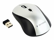 GEMBIRD MUSW-4B-02-BS Gembird bezprzewodowa mysz optyczna MUSW-4B-02-BS,1600 DPI,nano USB,czarno-srebr GEMBIRD