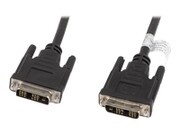 LANBERG cable DVI-D M 18+1 DVI-D M 18+1 3m black single link LANBERG