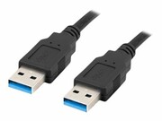 LANBERG cable USB-A M/M 3.0 1.0m black LANBERG