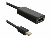 QOLTEC 50432 Qoltec Adapter Mini DisplayPort v1.1 męski HDMI A żeński 1080P 0.2m QOLTEC