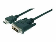ASM AK-330300-100-S ASSMANN Kabel adapter HDMI 1.3 Standard Typ HDMI A/DVI-D (18+1) M/M czarny 10m DIGITUS