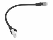 LANBERG PCU5-10CC-0025-BK Lanberg Patchcord RJ45 cat. 5e UTP 0.25m czarny LANBERG