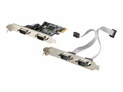 LANBERG PCE-DB9-004 Lanberg PCI Express->COM 9PIN X4 + Śledzie Low profile LANBERG