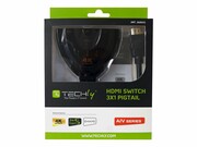 TECHLY 3-Portowy Przełącznik HDMI 3x1 4K 30Hz Pigtail TECHLY