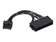 AKYGA Adapter z kablem AK-CA-76 P1 20+4 pin f / Lenovo 10pin m 10cm AKYGA