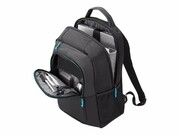 DICOTA D30575 Dicota Backpack Spin 14 - 15.6 Black Plecak na notebook czarny DICOTA