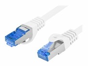 LANBERG patchcord cat.6A FTP LSZH CCA 1m white LANBERG