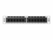 LANBERG PPU6-9012-S Lanberg Patch Panel 10, 12 port 1U, kat.6, szary LANBERG
