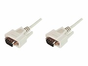 ASM AK-610107-020-E ASSMANN Kabel połączeniowy RS232 1:1 Typ DSUB9/DSUB9 M/M beżowy 2m DIGITUS