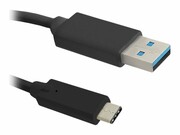 QOLTEC 50491 Qoltec Kabel USB 3.1 typ C męski USB 3.0 A męski 1.2m QOLTEC