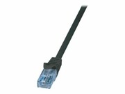 LOGILINK CP3013U LOGILINK Patch cord U/UTP cat.6A wtyk RJ45-cat.6 EconLine dł.0,25m czarny LOGILINK