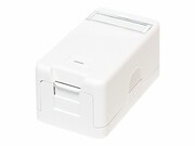 LOGILINK NK4022 LOGILINK- Puszka natynkowa Keystone 1 port UTP, biały LOGILINK