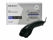 QOLTEC 50861 Qoltec Laserowy czytnik kodów kreskowych 1D +podstawka QOLTEC