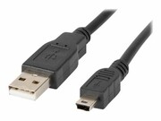 LANBERG CA-USBK-10CC-0018-BK Lanberg kabel USB 2.0 mini AM-BM5P 1.8m czarny LANBERG