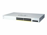 CISCO Business Switching CBS220 Smart 24-port Gigabit PoE 195W 4x1G SFP uplink CISCO