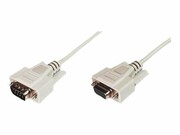 ASM AK-610203-020-E ASSMANN Kabel przedłużający RS232 1:1 Typ DSUB9/DSUB9 M/Ż beżowy 2m DIGITUS