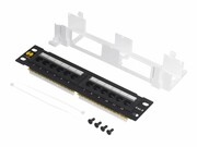 NETRACK 104-15 Netrack patchpanel naścienny 10, 12 - portów kat. 6 UTP LSA, ze wspornikiem NETRACK