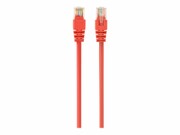 GEMBIRD patchcord RJ45 osłonka zalewana kat 5e UTP 0.25m czerwony GEMBIRD