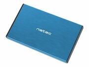 NATEC NKZ-1280 Natec obudowa RHINO GO USB 3.0 na dysk 2,5 SATA, niebieska, Aluminium NATEC