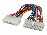 AKYGA Adapter z kablem AK-CA-66 20 pin f / P1 20+4 pin m 15cm AKYGA